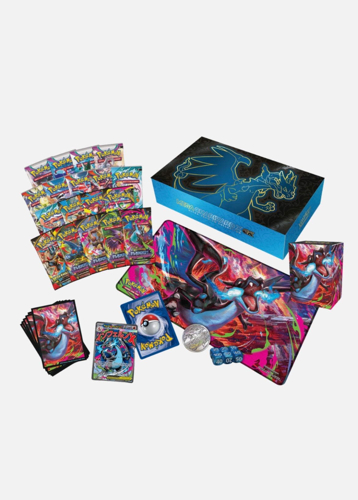 Pokémon Ultra Premium Collection (UPC) – Méga Dracaufeu – Français