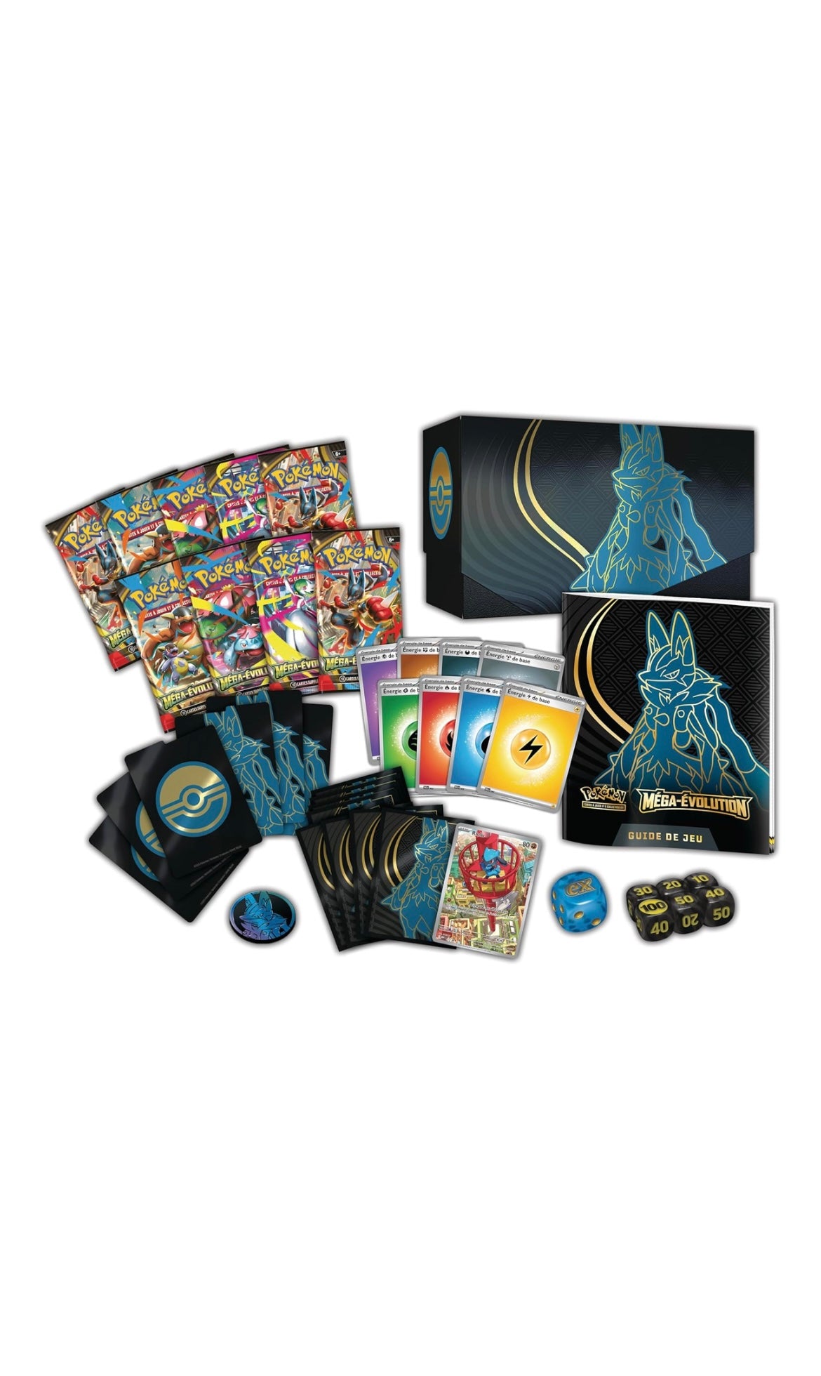 Elite Trainer Box (ETB) Pokémon – Méga-Évolution (Lucario / Gardevoir) – ME01 – Français
