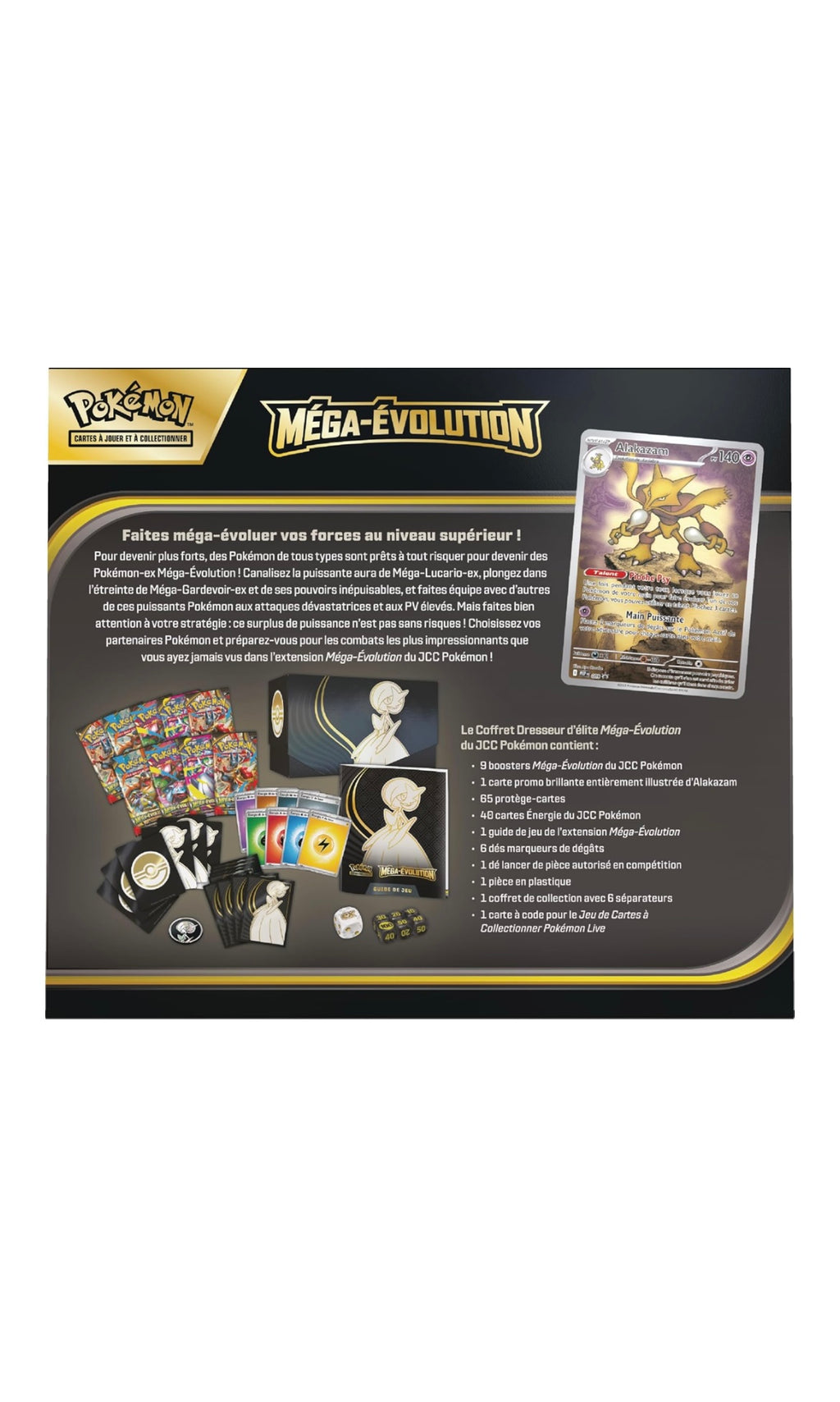 Elite Trainer Box (ETB) Pokémon – Méga-Évolution (Lucario / Gardevoir) – ME01 – Français